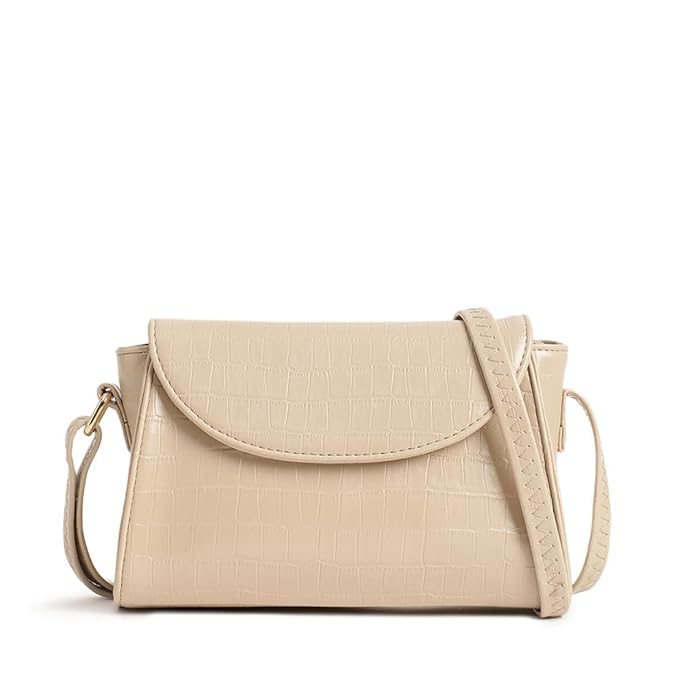 Slingsy Chic Textured Brunch Bag for Women, Girls and Ladies