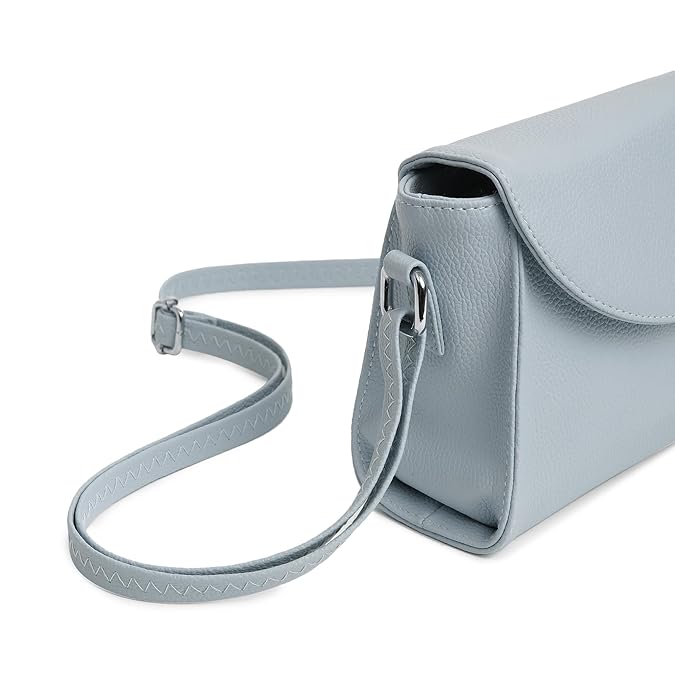 Slingsy Textured Sling Bag for Women | Chic Crossbody Bag for Girls, Ladies, Women | Spacious Bag with Slip Pocket Made of Faux Leather