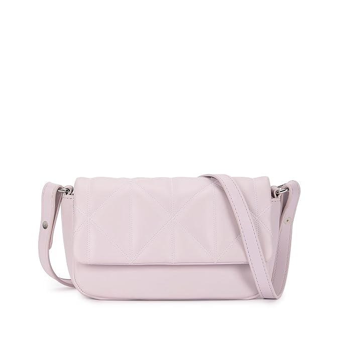 Slingsy Cloud Quilt Sling Bag for Women, Faux Leather Sling With Secure Flap Closure, Stylish Mini Bag With Organised Interior, Women's Handbags, Trendy Bags For Girls, Soft Sling Nag for Girls